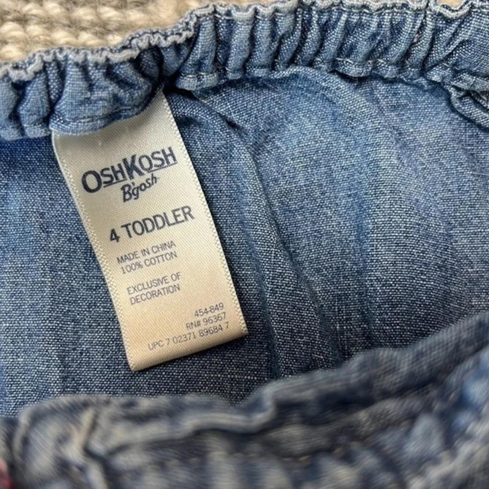 Oshkosh chambray denim‎ romper size 4T